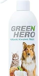 Green Hero Pflegespray Kokos 250ml – Intensives Entfilzungsspray für Hunde & Katzen, sanfte Fellpflege ohne Parabene & M