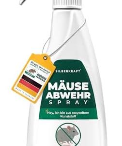 Silberkraft Mäuseabwehr Spray 500 ml – Effektiver Mäuseschutz für Keller, Garage und Haus mit Sofortwirkung