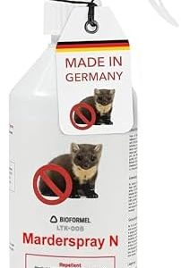 BIODELTA LTK-008 Marderspray 500 ml - Effektiver Marderschutz mit Blumenduft - Langzeitabwehr für Haus und Garten