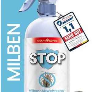 PREMIUM Milbenspray 500ML - Effektive Formel für allergikerfreundliche Matratzenpflege