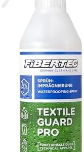 FIBERTEC Textile Guard Pro Imprägnierspray 500ml – Optimaler Wetterschutz für Jacken & Outdoor-Bekleidung in recycelter