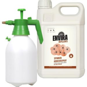Envira Spinnenspray 5 Liter & 2L Drucksprüher - Langzeitwirkung gegen Spinnen für effektive Innen- und Außenanwendung