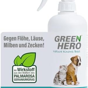 Floh- und Zeckenschutz 500 ml – Effektives Zeckenspray und Flohmittel für Hunde und Katzen, ideal für akuten Befall und