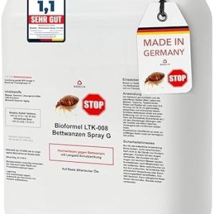 BIODELTA LTK-008 Bettwanzenmittel 5L - Langzeitwirkung gegen Bettwanzen - effektives Spray für präventive & akute Anwend