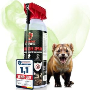 Marderspray 400 ml - Effektive Marderabwehr für Haus, Garage & Auto, Sofort- und Langzeitschutz, Made in Germany