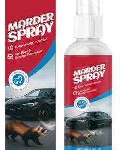 Marderspray 100 ml - Effektive Marderabwehr für Auto, Dachboden & Garage - Sofortiger Schutz!