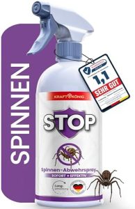 Spinnenspray 500 ml – Effektive Spinnenabwehr für Haus, Keller, Balkon & Terrasse – Direkt anwendbares Made in Germany S