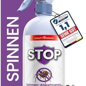 Spinnenspray 500 ml – Effektive Spinnenabwehr für Haus, Keller, Balkon & Terrasse – Direkt anwendbares Made in Germany S