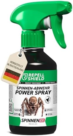 RepellShield® Spinnenspray 0.5L - Ultrakonzentriertes Insektenspray für Innen- & Außenanwendung - Effektiver Spinnenabwe