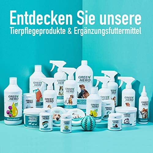 Green Hero Leave-in Shampoo für Hunde 500 ml – schnelltrocknendes Trockenshampoo für mühelose, gründliche Reinigung unte