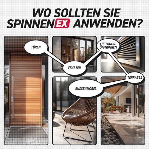 RepellShield® Spinnenspray 250ml - Ultrakonzentriertes Anti-Spinnenmittel für Innen & Außen - Effektiver Schutz mit Gera