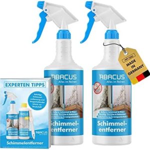 ABACUS® Schimmelentferner 2x 750 ml – Effektives Schimmelspray für Wand und Bad mit Langzeitwirkung