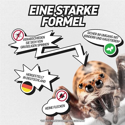 RepellShield® Spinnenspray 0.5L - Ultrakonzentriertes Insektenspray für Innen- & Außenanwendung - Effektiver Spinnenabwe