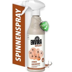 Envira Spinnen Abwehrspray 500 ml - Langzeitwirkung gegen Spinnen für Zuhause - Effektiver Schutz vor Spinnen!