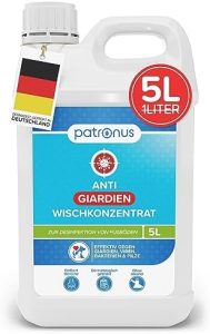 Patronus Giardien-Wischkonzentrat 5L – Effektive Desinfektion für Haustiere, Böden & Oberflächen gegen Giardien, Viren &