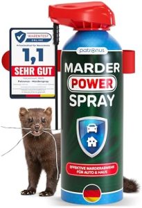 Patronus Marderspray Auto - effektiver Marderschutz fürs Auto - schnelle Sofortwirkung - zuverlässiges Anti-Marder Spray